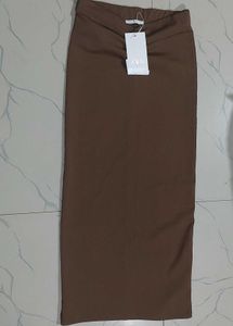 Gathered Midi Skirt