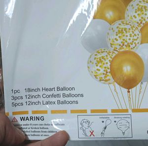 New Eparty Balloon 9pcs confetti set Of- 2