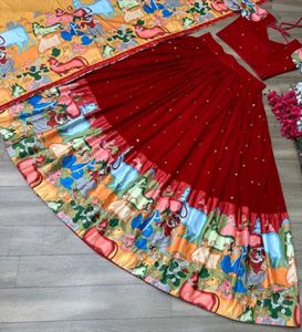 Red Lehanga Choli