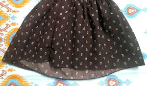 Brown Polka Dot Top
