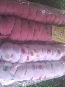 Dupatta Set - Pink & Polka Dot