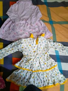 4 Sets Of Baby Girl Dresses