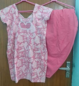 Pink Kurta Set