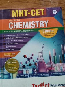 MHT-CET Triumph Chemistry , physics , maths Books