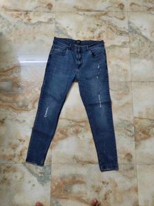 Distressed Denim Jeans