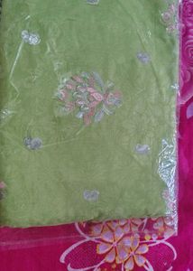 Unstitched Suite Set With Dupatta