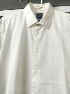 New Rare Rabbit White Cotton Shirt