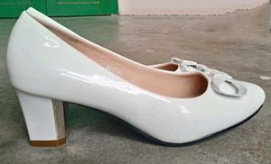 Heels Old Money Aesthetic Cute White Bow Heel