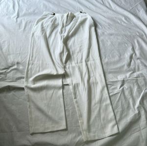 White Cotton Pants