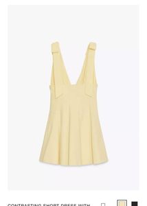 Zara Yellow Mini Dress