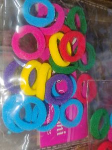 About 100 Pieces Colorful Hair Tie Set