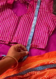 Clock Desgine Saree