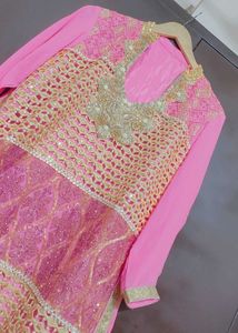 Pink Partywear Kurti For Girl Or Women 42 Bust
