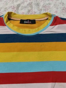Multicolour Crop Top Medium Size