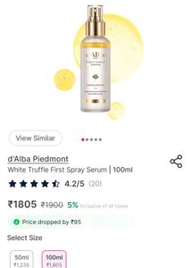 d'Alba First Spray Serum