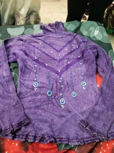 Very Pretty High Neck Sweatshirt 😍.