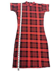 Checked Bodycon Dress