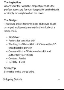 Giva Anklet (1unit)