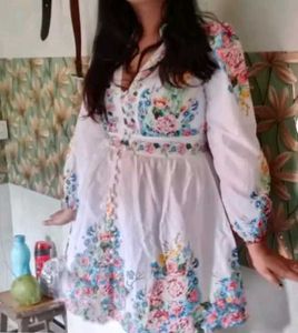 Floral Print Fit &amp; Flare Dress