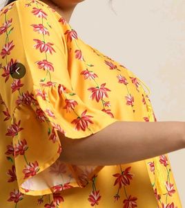 Floral Print Kurta