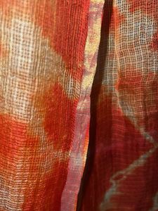 Orange Tie-Dye Dupatta