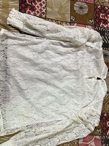 Elegant White Lace Top