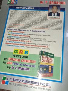 GRB Numerical Chemistry - JEE Book