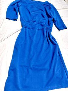 Blue Dress With Pockets