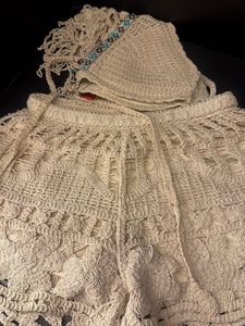 Boho Crochet Top &amp; Shorts| Beach wear co-ord