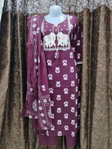 Elegant Embroidered Kurta Set