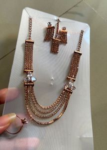 Rose Gold Jewelry Set🪞