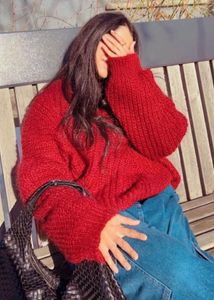 Red Knit Sweater