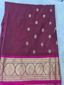 Elegant Maroon Saree
