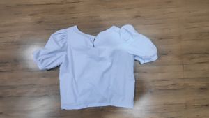 Women&#39;s Blue Active Wear Blouse