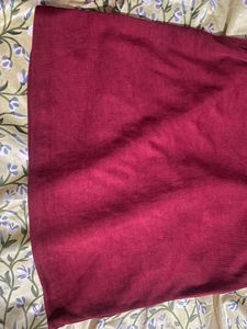 Maroon Colour Short Skirt