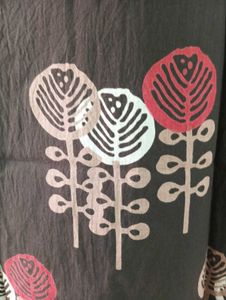 DARK BROWN FLORAL KURTA