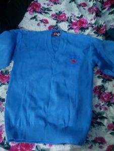 Blue Knit Sweater