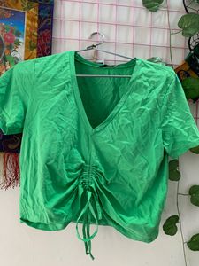Zara Green Croptop
