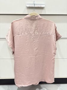 Elegant Pink V-Neck Top