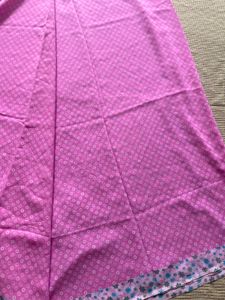 New Pink Printed Saree