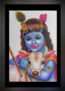 Colour Pencil Portrait Drawing