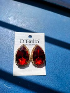 Red crystal Earrings