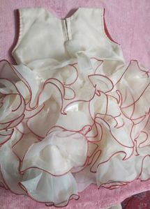 White Frock For 2 To 3 Yr Old Girl