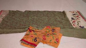 Elegant Saree with Blouse Piece