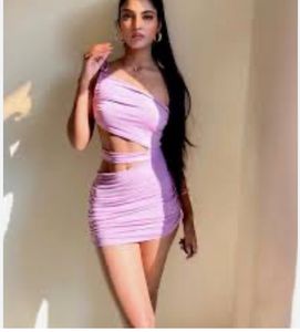 Urbanic Body on Lavender Cutout Dress