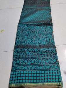 Dailywear Blue Printed Saree