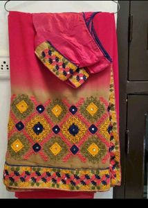 Rakhi Special Heavy Borders Saree