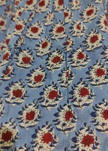 Kanaash Blue Top With Motifs