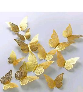 Golden Butterfly Wall Decor