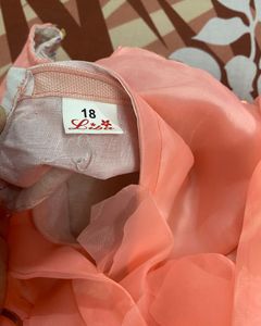 1 Time Used Pretty Baby Girl Frock 🧡